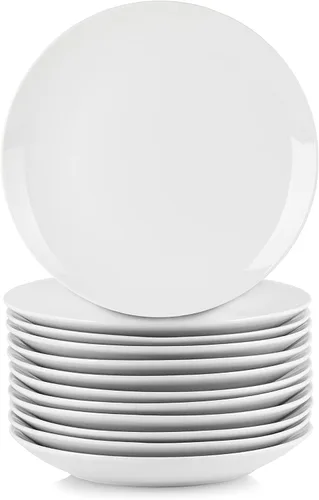 Miniatura 8 de 10 Strawberry Street 7" Catering Coupe - Cuenco para cereales, juego de 12, color blanco
