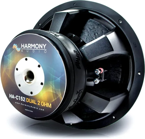 Miniatura 4 de Harmony Audio HA-C152 Car Stereo Competition Carbon 15" Sub 2800W Dual 2 Ohm Subwoofer Nuevo