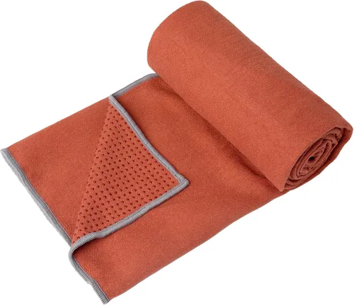 Miniatura 2 de Eunzel Toalla de yoga, toalla para esterilla de yoga caliente con puntos de agarre, absorbente de sudor, antideslizante, para yoga caliente, pilates