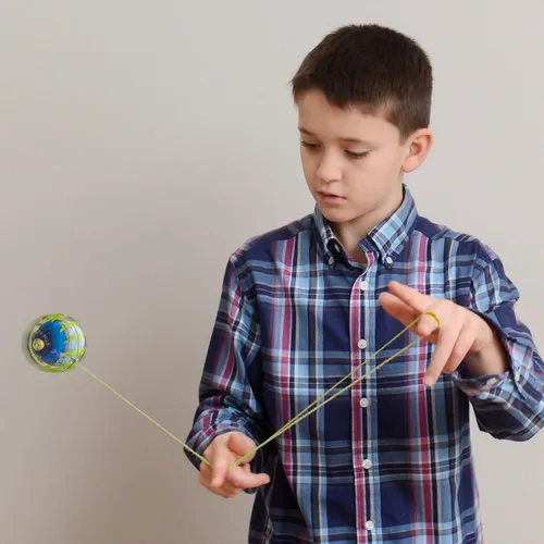 Miniatura 2 de Big Time Toys Yoyo Ball Yoyo de retorno automático, paquete de fiesta de 5, colores y patrones surtidos, nunca necesita rebobinar, nuevo giro