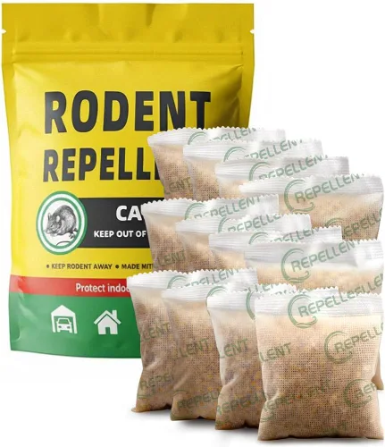Miniatura 8 de Repelente de roedores, repelentes de ratones, repelente de ratas, repelente natural de ratones en interiores, aceite de menta para repeler ratones