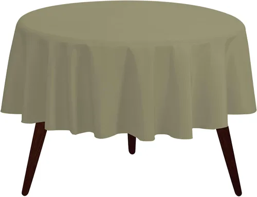 Miniatura 84 de Pomp Mantel Premium de Poliéster de 60" x 84" en Color Amarillo Plátano Tela Fácil de Cuidar, Resistente a Arrugas y Manchas Para Mesa Banana
