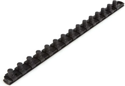 Miniatura 24 de TEKTON - Llave de tubo de 1/2 pulgada x riel de 33 cm con 10 clips (negro) OSR22210 Fabricado en EE. UU