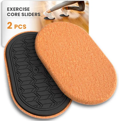 Sliders for Working Out, Floor Sliders for Exercise, Sliding Discs for Hardwood Floors – Core and Strength Training, Protects Floors, Ideal for Home