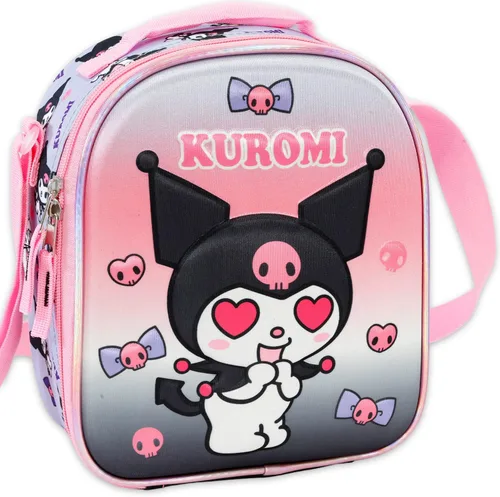 Miniatura 4 de Kuromi Lunch Box for Girls Set - Bundle with Sanrio Lunch Bag Plus Stickers, Water Bottle, More Kuromi Lunchbox School Supplies for Kids