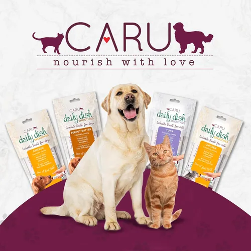 Miniatura 6 de Caru - Batidos diarios para platos - Golosinas de atún para gatos o alimentos para mascotas - Tubos de 0.5 onzas - 4 tubos por paquete - Paquete