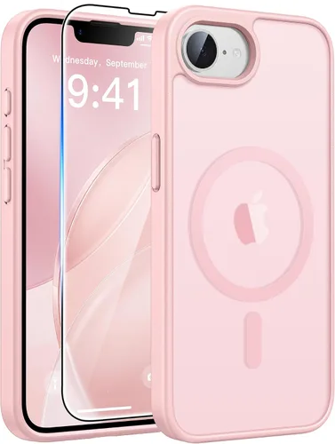 Miniatura 534 de FNTCASE Funda para iPhone 17 Pro: Fundas delgadas translúcidas de color azul claro compatibles con MagSafe, protección completa de la cámara