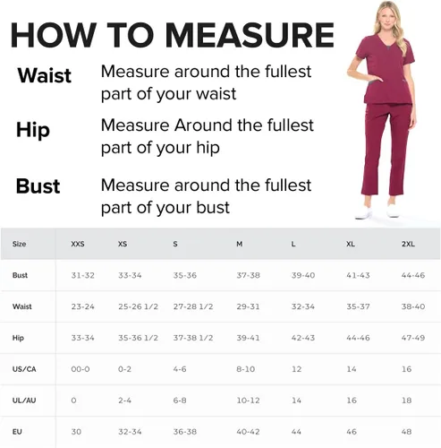Miniatura 6 de Dagacci Medical Uniform Conjunto de ropa quirúrgica para mujer en 4 direcciones, red de contraste dividido y bolsillo