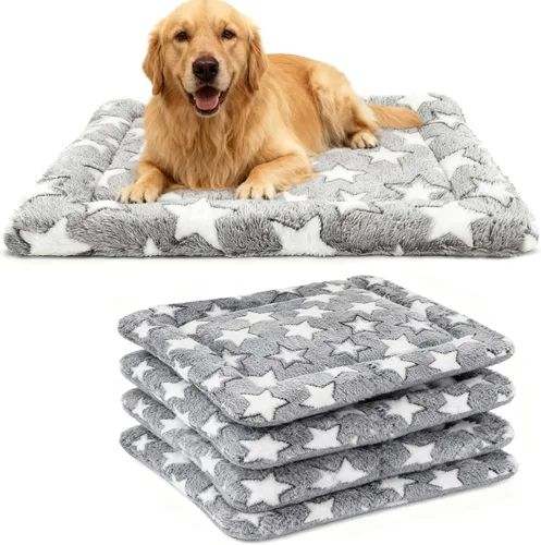 Miniatura 31 de Tapete de Cama para Perro - Tapetes de Cama Reversibles para Jaula de Perro, Suave y Transpirable, Almohadilla para Perrera, Cama de Jaula Duradera