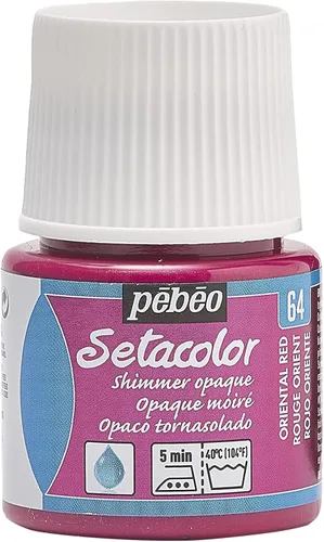 Miniatura 45 de Pebeo Setacolor - Pintura para tela (opaca, 45 ml), color dorado perla