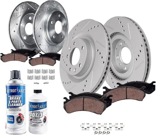 Miniatura 24 de Detroit Axle - Kit de freno delantero para Ford F-150 2010-2011, Ford Expedition Lincoln Navigator 2010-2021, repuesto de pastillas de freno