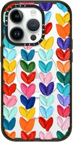 Miniatura 216 de CASETiFY Impact - Funda para iPhone 13 [protección contra caídas de 6.6 pies/compatible con Magsafe] Black Kingsnake, color negro transparente