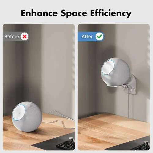 Miniatura 4 de XLTTYWL Soporte de pared para estudio, accesorios de montaje de estudio de aleación de aluminio con gestión de cables, soporte de pared premium que