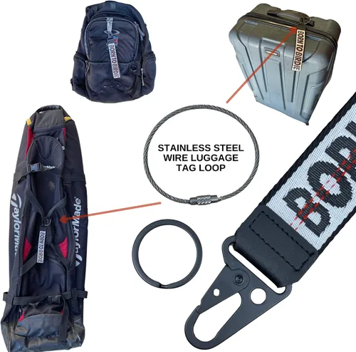 Miniatura 4 de Cordón para llaves de golf y maleta de viaje, identificador, gran regalo para golfista