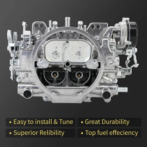 Miniatura 4 de Repuesto de carburador 1403 para válvula de aire de orificio cuadrado de 4 barriles 500CFM, estrangulador eléctrico secundario compatible con Ch.evy