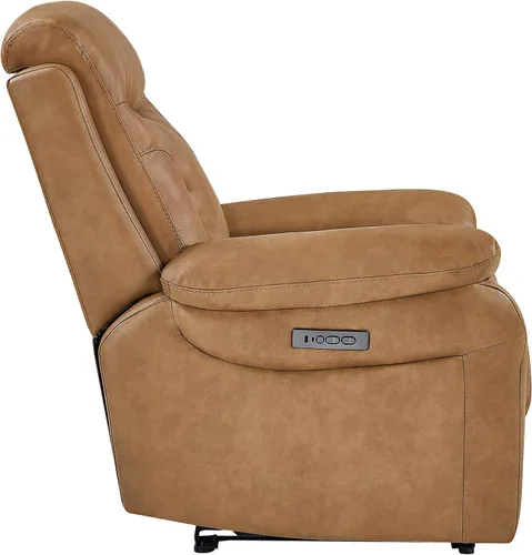 Miniatura 12 de KISLOT Power Recliner Chair Wall Hugger Recliner with Adjustable Headrest and Footrest Dual Motor Electric Faux Leather Reclining Sofa with