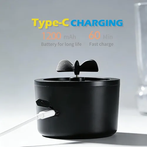 Miniatura 6 de Whirlpower - Botella agitadora eléctrica, botellas mezcladoras de 34 onzas para mezclas de proteínas, sin BPA, vaso mezclador portátil, vasos