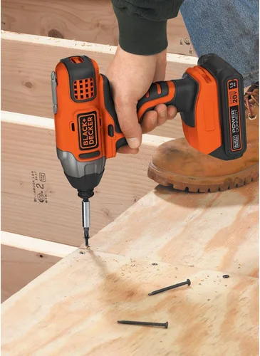 Miniatura 7 de Taladro Black & Decker (BDCI20C) de batería de litio, 20 V máximo