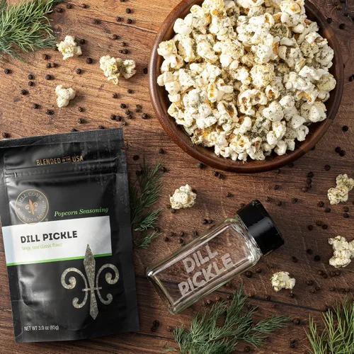 Miniatura 5 de Juego de regalo personalizado de tamaño familiar de cuatro condimentos gourmet para palomitas de maíz y media libra de granos gourmet, kit