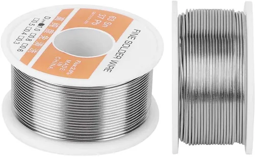 Miniatura 8 de Walfront Alambre de soldadura de núcleo de colofonia limpia, alambre de soldadura de plomo de estaño de alta pureza para reparación de electrónica