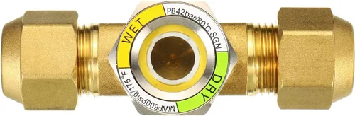 Miniatura 5 de PATIKIL Mirilla, 1/2 x 1/2 SAE Universal Indicador de Humedad Líquida para Aire Acondicionado Refrigeración HVAC