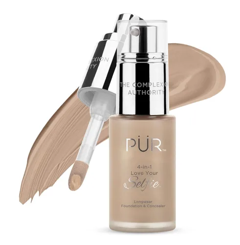Miniatura 42 de PÜR MINERALS 4-in-1 Love Your Selfie Foundation & Concealer - Longwear Medium-to-Full Coverage Liquid Makeup Foundation with Hydrating Blend for