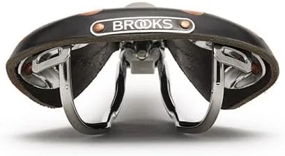 Miniatura 2 de Brooks England Swift, Racing Leather Saddle with Hand-Hammered Copper Rivets