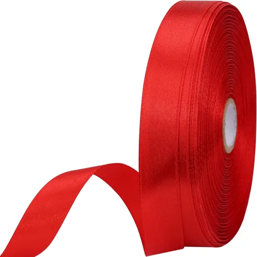 Miniatura 25 de Cinta de satén dorada de 1 pulgada de 50 yardas para envolver regalos, bodas, manualidades, Navidad, Pascua, flores, cabello, decoraciones de Dorado