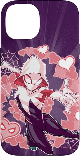 Miniatura 4 de Marvel Spider-Man Into The Spider-Verse Gwen Stacy Hearts - Carcasa para iPhone 17