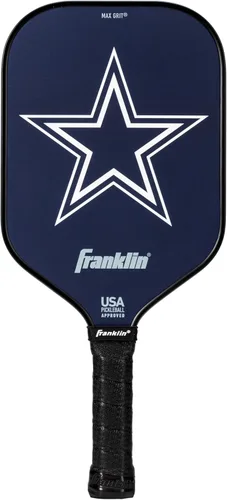 Miniatura 32 de Franklin Sports NFL Pro Pickleball Paddle – Pala de Pickleball Pro de Serie Signature de 13 mm con Superficie MaxGrit - Equipo NFL Oficial