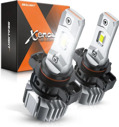 Miniatura 22 de SEALIGHT 9005 H11 LED Bulbs Combo, 200,000LM 6500K White Bulbs, L1S Series HB3 H11/H8/H9/H16 Bulb, IP68 IP6X Proof 30,000rpm High Speed Cooling Fan