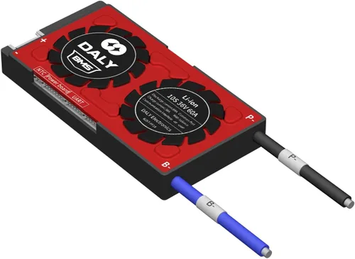 Miniatura 2 de DALY BMS inteligente con control inalámbrico Bluetooth SOC UART 10S 36V 60A 3.7V Li-ion placa de protección de batería con cables de equilibrio BMS