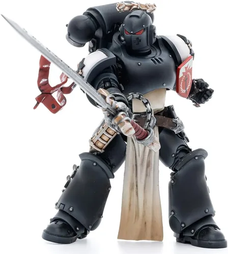 Miniatura 2 de JOYTOY 1/18 Warhammer 40,000 Figura de acción Black Templars The Emperors Champion Rolantus Collection