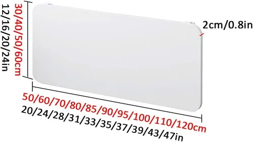 Miniatura 2 de Mesa de pared multifuncional/plegable/que ahorra espacio, escritorio de computadora para oficina en casa, mesa de comedor de cocina, mesa
