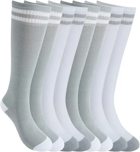 Miniatura 22 de Calcetines altos hasta la rodilla para niños, calcetines de fútbol de algodón para niños, niñas, niños pequeños