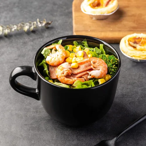 Miniatura 8 de AmorArc Tazas de sopa de 24 onzas con asas, tazas de cerámica jumbo con asas para café, cereales, capuchino, aptos para microondas y lavavajillas
