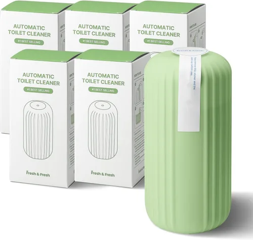 Miniatura 31 de Fresh & Fresh Limpiadores automáticos para inodoros – 3 botellas (hasta 2500 descargas/botella), limpiador comercial y residencial de 3 a 4 meses