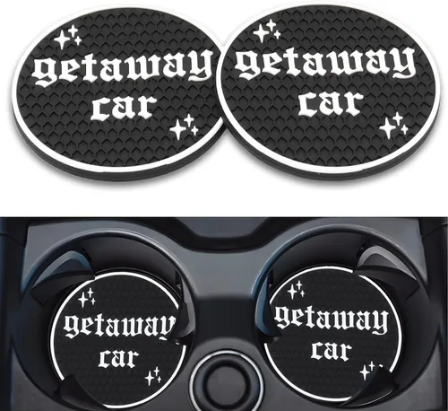 Miniatura 7 de Portavasos para automóvil, inserto de portavasos de silicona, portavasos antideslizantes universales, accesorios para el interior del automóvil
