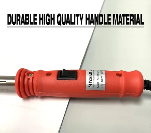 Miniatura 7 de Soldador de 200 W, soldador estilo bolígrafo, resistente, soldadura con mango de plástico blindado térmico, práctico interruptor de encendido