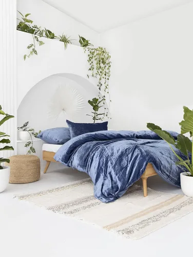 Miniatura 36 de Sophia-Art - Juego de 3 piezas de ropa de cama de terciopelo de rayón ultra lujo, funda de edredón boho de un solo color, funda de colcha