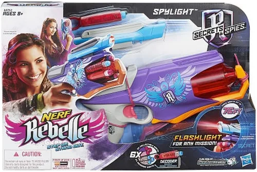Miniatura 2 de Pistola de juguete de dardos de Nerf Rebellez, Estándar, Púrpura
