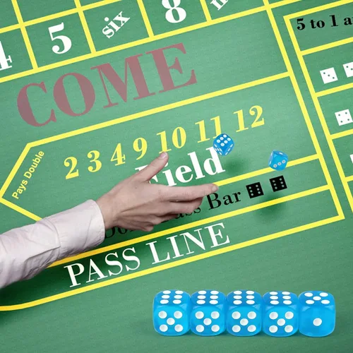 Miniatura 5 de GWHOLE Juego de dados de cuero apilables con 10 dados para Yahtzee Farkle Party