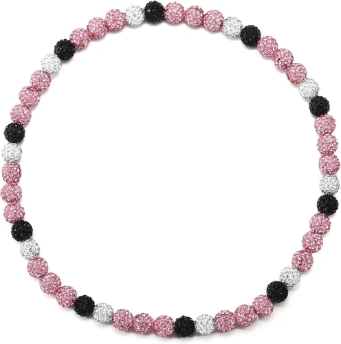 Miniatura 10 de Collar de Cadena de Béisbol con Perlas para Hombres, Regalos de Collar de Béisbol de la Colección Bling Ice para Niños, Collar de Accesorios