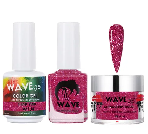 Miniatura 128 de WAVEGEL - Juego de gel de remojo, laca de uñas y polvo acrílico a juego - Colección Simplicity - #P109 Blizzard