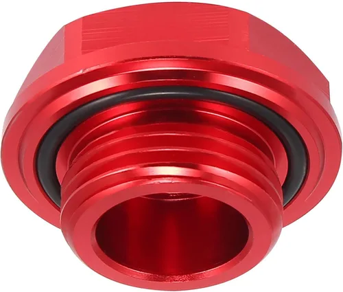 Miniatura 6 de Tapa de tapón de llenado de aceite de motor de gas de aleación de aluminio roja para Toyota TRD Highlander RAV4 Yaris Camry Corolla Tacoma Land