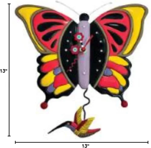 Miniatura 2 de Allen Designs Flutterby Butterfly CLOCK P2154