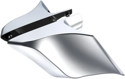 Miniatura 106 de Advanblack Barracuda - Cubiertas laterales estiradas plateadas (brillantes), paneles extendidos para Harley Touring Street Glide Road Glide Electra
