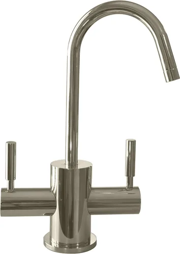Miniatura 3 de Westbrass Grifo dispensador de agua caliente y fría instantánea de dos manijas contemporánea, bronce aceitado, D2051-12