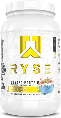 Ryse - Proteína en polvo cargada, 0.88 onzas de aislado y concentrado de proteína de suero de leche, fibra prebiótica y MCT, baja en carbohidratos y