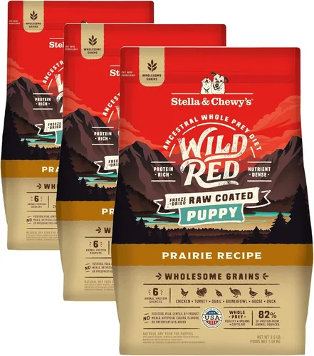 Miniatura 11 de Stella & Chewy's Wild Red - Alimento seco para perros con recubrimiento crudo, con alto contenido de proteínas y sin legumbres, receta de pradera